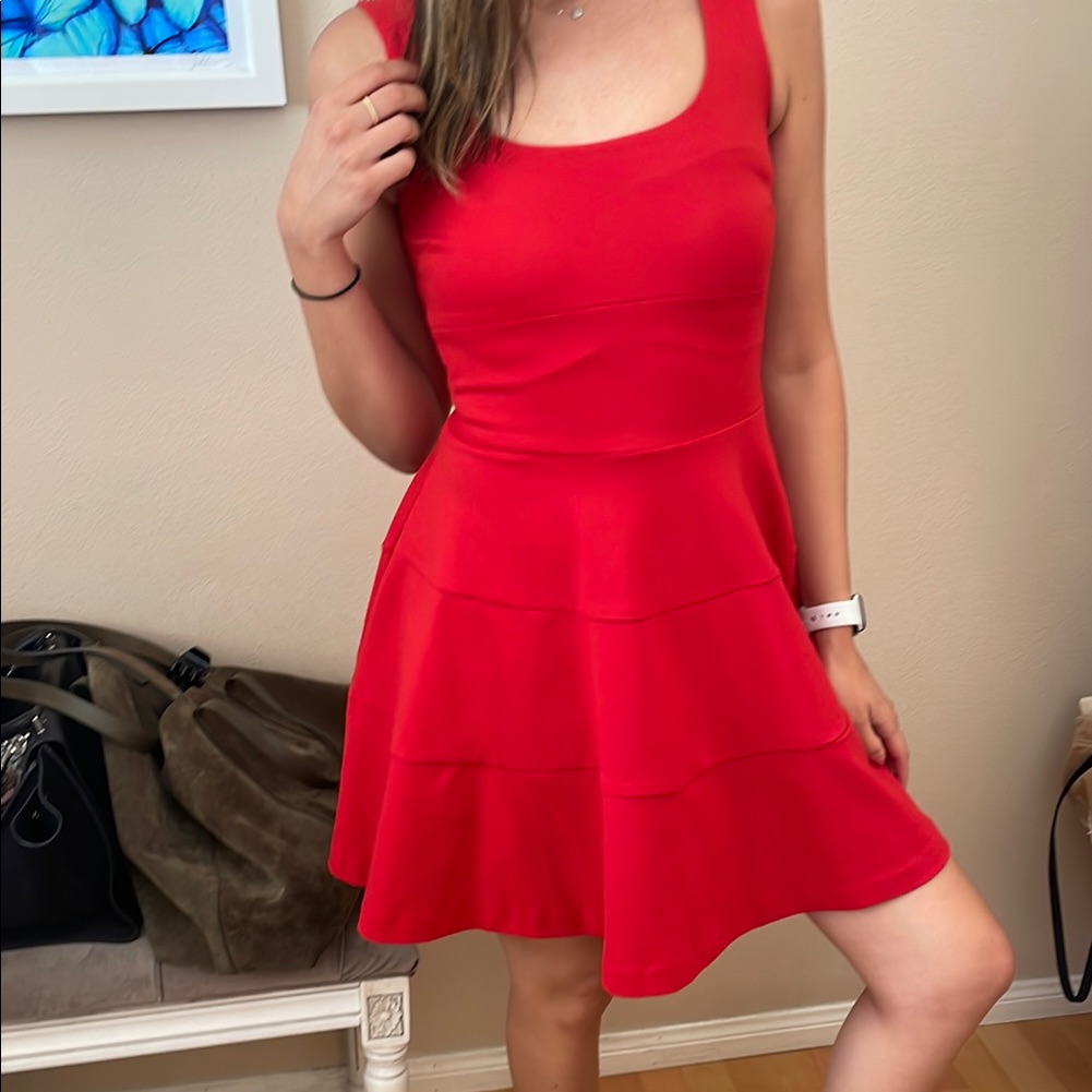 Knockout Banana Republic Red Dress